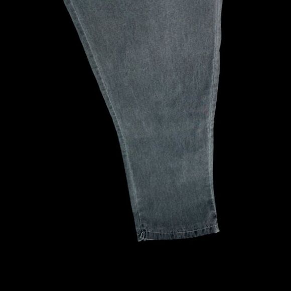 Venti 6 Grey Drawstring Cropped Pants Sz L - Picture 5 of 6